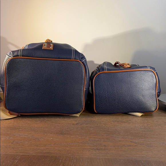 Dooney & Bourke Large Navy Pebbled Leather Murphy Backpack main image 14